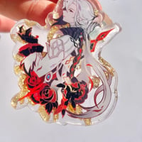 Image 2 of Genshin Impact: Arlecchino Gold foil charm (LIMITED)