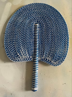 Image of African Hand woven Fans made from recycled plastics  A