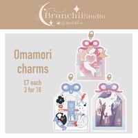 Image 1 of Omamori Keychain: Love | Bunny | Artist