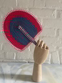 Image 2 of African Hand Woven Fans made from recycled plastic B