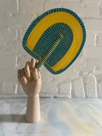Image 10 of African Hand Woven Fans made from recycled plastic B