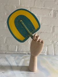 Image 11 of African Hand Woven Fans made from recycled plastic B