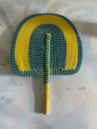 Image 12 of African Hand Woven Fans made from recycled plastic B