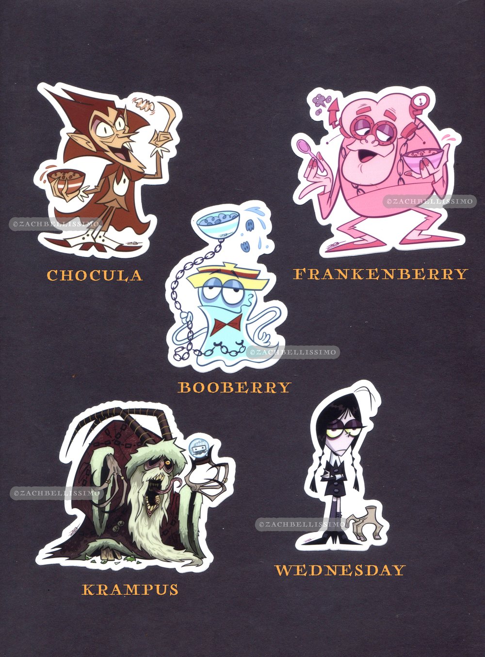 HORROR STICKERS (CHOOSE) 