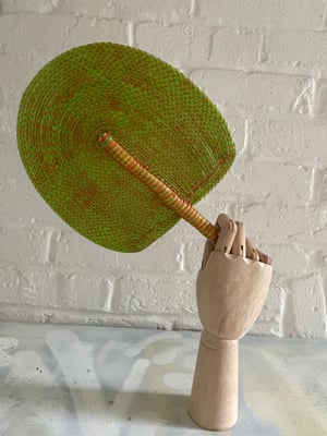 Image of African Hand Woven Fans made from recycled plastic C