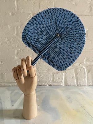 Image of African Hand Woven Fans made from recycled plastic C