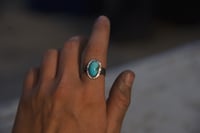 Image 1 of carico lake turquoise ring (8.75)
