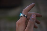 Image 3 of carico lake turquoise ring (8.75)