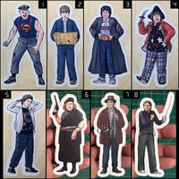 (8) Treasure Hunters Character Stickers • Kiss Cut • 3 Sizes