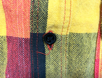 Image 5 of Chamula Monitaly yuketen hand woven shirt, made in Mexico, size S (fits M)