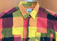 Image 2 of Chamula Monitaly yuketen hand woven shirt, made in Mexico, size S (fits M)