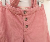 Image 2 of Zara Corduroy suspender pants size 7