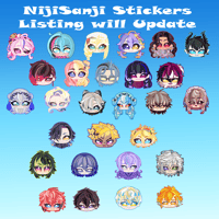 Image 1 of Nijisanji stickers (will add more in the future)