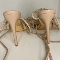 Image 3 of Strappy Nude Fashion Nova Heels - Size: 6.5