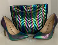 Image 4 of Iridescent Heels - Size: 10