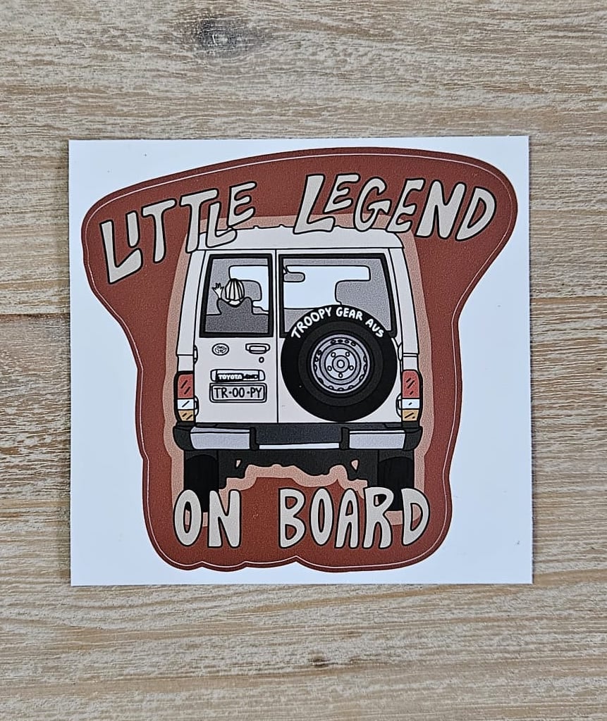 Image of 'Little Legend on Board' Vinyl Sticker