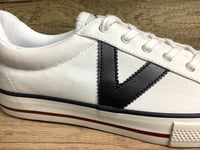 Image 11 of Victoria white cotton canvas lo top sneaker 