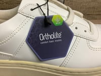 Image 11 of Six feet white leather sneaker off white vintage sole 