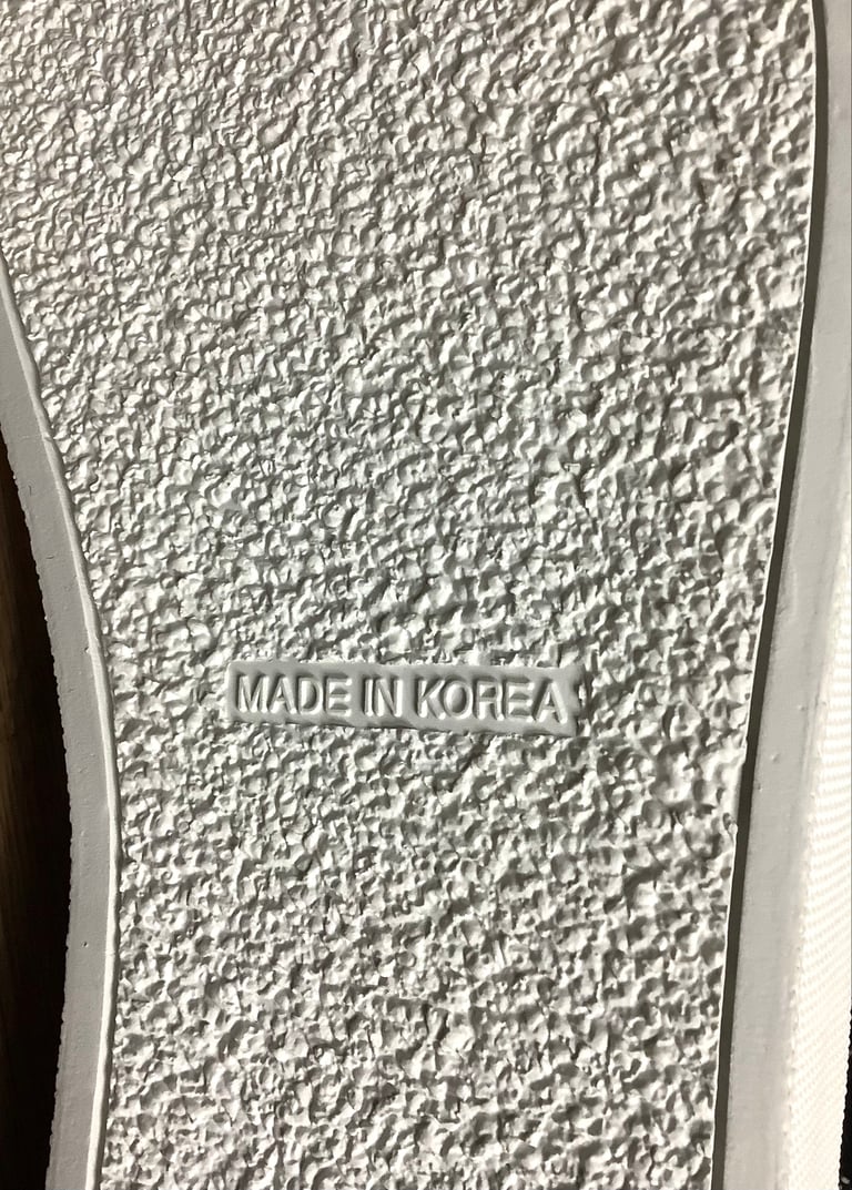 Six feet canvas black lo top white trunk sole sneaker made in Korea Image 6