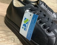 Image 2 of Tortola vegan leather all black sneaker made in Spain 