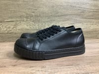 Image 7 of Tortola vegan leather all black sneaker made in Spain 