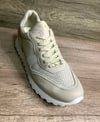 Tortola full grain leather beige running sneaker made in Spain 