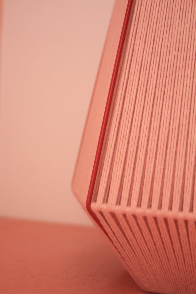 Table lamp PAULA old rose & pink frame