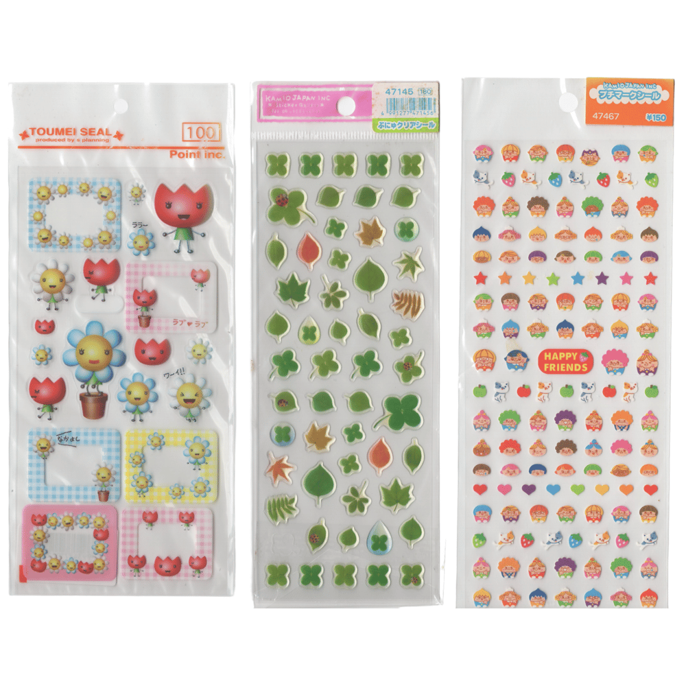 90s sticker sheets