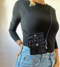Image 2 of Porta Tessere Ricamo Black