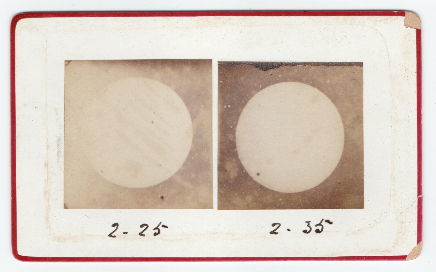 Image of S. Cooper: transit of Venus, UK December 1882