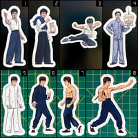 Image 1 of (24) Immortal Dragon World Character Stickers #1 • Kiss Cut • 3 Sizes