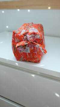 Image 1 of Trousse de toilette - imprimé Jaipur orange