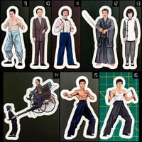 Image 2 of (24) Immortal Dragon World Character Stickers #1 • Kiss Cut • 3 Sizes