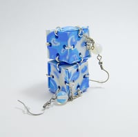Image 3 of PERIWINKLE CUBE Earrings