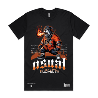 Image 1 of Usual Suspects - Orange Hill Grunts Bulldog Tee