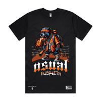 Image 1 of Usual Suspects - Orange Hill Grunts Pitbull Tee