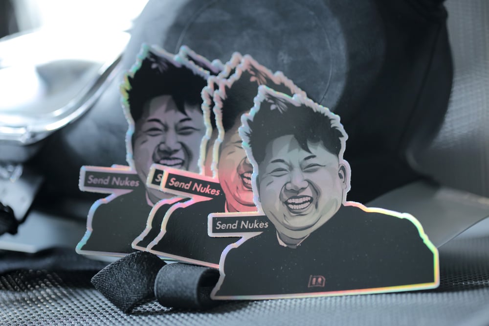 "SEND NUKES" HOLO of Kim Jong Un 