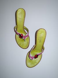 Image 4 of *RARE* Coach Ladybug Wedges - US 6.5