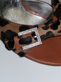 Image 2 of Dolce & Gabbana Leopard Pony Hair Heels IT 39.5