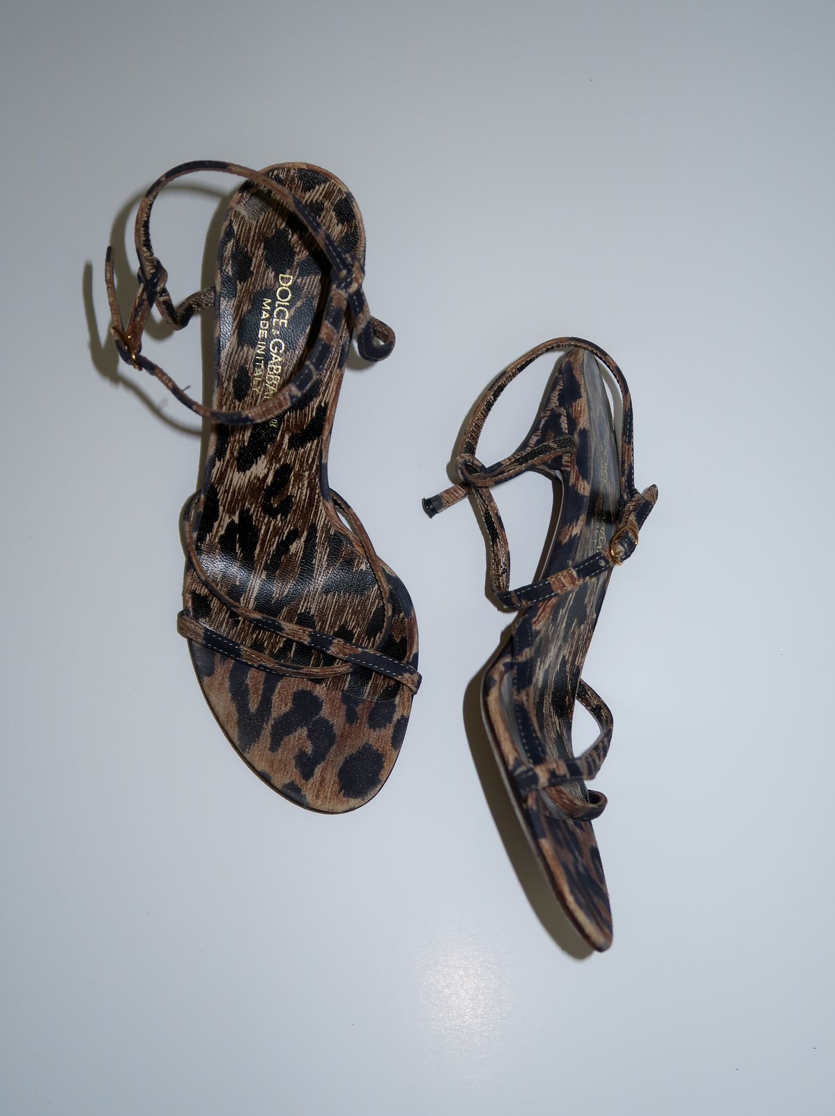 Dolce&Gabbana Leopard Print cheapest Vintage Sandals