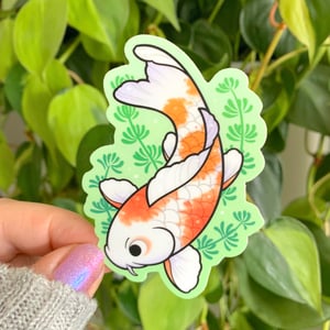 Image of MATTE Koi Fish STICKER