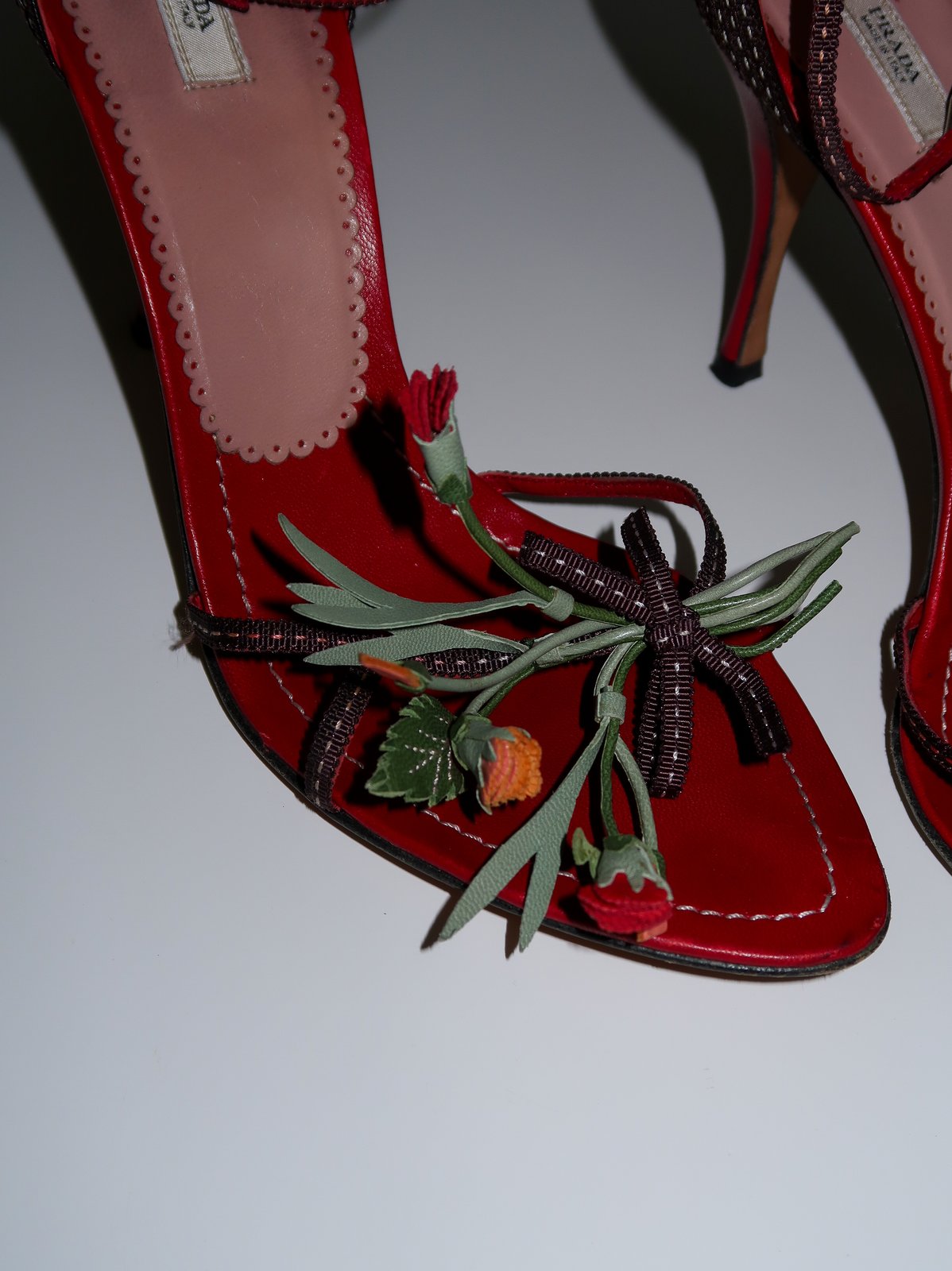 靴 Vintage Prada Bouquet Sandals 36 SUPER RARE* Prada Flower Bouquet Heels - EU 40 | G.IRL Co