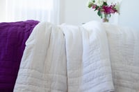 Image 2 of Solid Grape Quilt