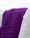 Solid Grape Quilt