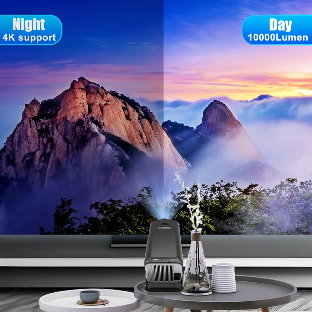 MSL 4K Native Projector | HY320, Android 11, 390ANSI, Dual WiFi6
