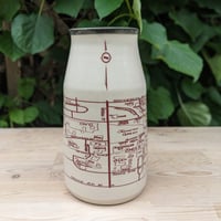 Image 1 of U of Guelph inspired Vase by Bunny Safari