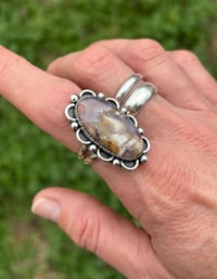 Image 1 of La Riviera Plume Agate Ring 