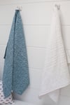 White Applique Towel