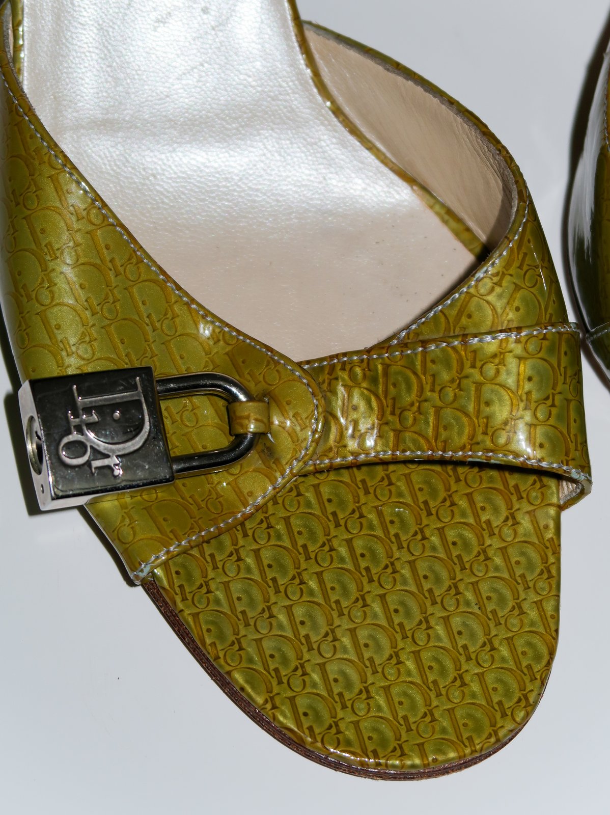 RARE* Christian Dior Padlock Mules - EU 37.5 | G.IRL Co