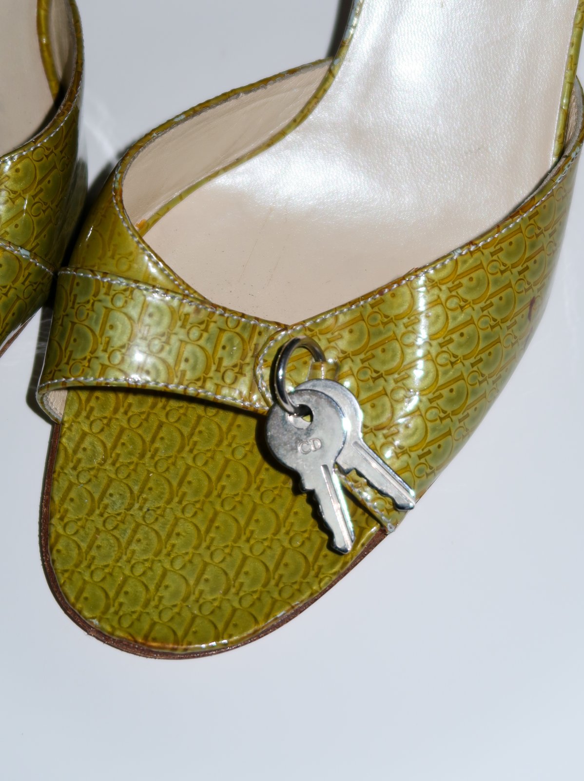 RARE* Christian Dior Padlock Mules - EU 37.5 | G.IRL Vintage